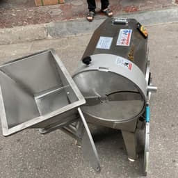 Máy Thái Rau Củ Quả 1.5Kw, Dao Cắt Tùy Chỉnh 2-20Mm, Năng Suất 300Kg/H, Thái Đa Dạng Hình Dạng 1