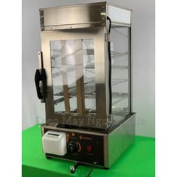 Tủ hấp đa năng, tủ hâm nóng bánh bao, tủ trưng bày - có thiết kế bằng kính trong suốt 3