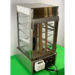 Tủ hấp đa năng, tủ hâm nóng bánh bao, tủ trưng bày - có thiết kế bằng kính trong suốt 2