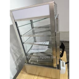 Tủ hấp đa năng , tủ hấp nóng bánh bao 5 tầng , inox kính-Nhiệt độ điều chỉnh: 30 độ - 110 độ 2
