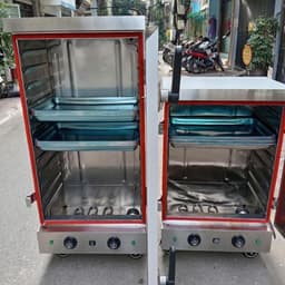 Tủ nấu cơm công nghiệp 8 khay, hấp cơm mạnh mẽ, bảo hành 1 năm, năng suất 24-30 kg/mẻ, điện 220v. 1