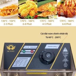 BẾP CHIÊN NHÚNG 6L SUNNY - Dày Dạn, Đa Năng, Bền Bỉ, Chiên Ngon Mọi Món, Giá Cực Hợp Lý! 2