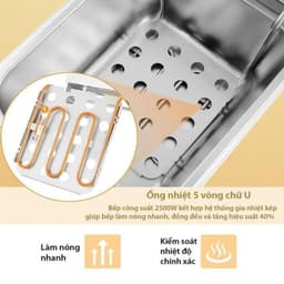 BẾP CHIÊN NHÚNG 6L SUNNY - Dày Dạn, Đa Năng, Bền Bỉ, Chiên Ngon Mọi Món, Giá Cực Hợp Lý! 6