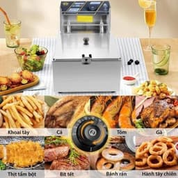 BẾP CHIÊN NHÚNG 6L SUNNY - Dày Dạn, Đa Năng, Bền Bỉ, Chiên Ngon Mọi Món, Giá Cực Hợp Lý! 5