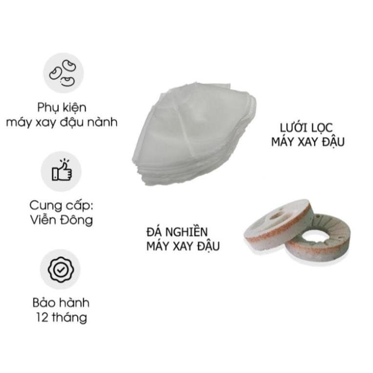 "Lưới máy xay đậu nành 750W & 1500W - Túi Lọc Sữa Đậu Nành Đường Kính 27cm Đa Năng"