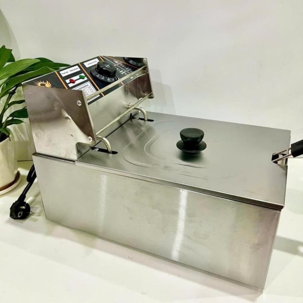 Bếp chiên Sunny 6L inox dày bền bỉ – chiên ngon, an toàn thực phẩm, tiện lợi cho nhà bếp.