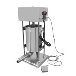 Máy đùn xúc xích,lạp xưởng chạy điện, máy Nhồi lòng dồi loại 15L Chất liệu inox không rỉ, nhiều cỡ ống đùn 3