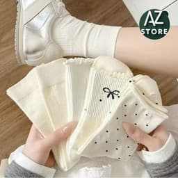 Set 10 Đôi Tất Nữ Chất Vải Thoáng Khí Màu Sắc Nude Nhẹ Nhàng🍀 Mẫu mới 2025🍀 1
