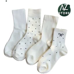 Set 10 Đôi Tất Nữ Chất Vải Thoáng Khí Màu Sắc Nude Nhẹ Nhàng🍀 Mẫu mới 2025🍀 9
