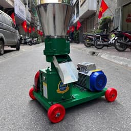 MÁY ÉP CÁM VIÊN S180 Chạy Dây Curoa, Làm Thức Ăn Cho GÀ ,LỢN, CHIM Năng Suât Cao, BH 1năm. 3