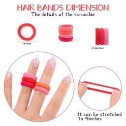 Túi 500 dây thun nhỏ cột tóc/chun buộc tóc đủ màu cho bé siêu co dãn đàn hồi không gây đứt tóc 👍freeship🐯 6