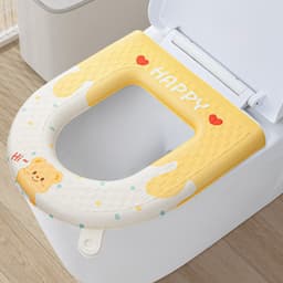 Đệm lót bồn cầu EVA chống thấm, chống khuẩn, giữ ấm 4 mùa với họa tiết xinh xắn. 2