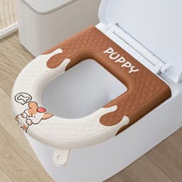 Đệm lót bồn cầu EVA chống thấm, chống khuẩn, giữ ấm 4 mùa với họa tiết xinh xắn. 9