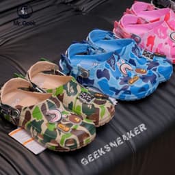 [GeekSneaker4] Giày Clog x Bape x Crocs Classic Clog ABC Camo - Full Túi Zip 8