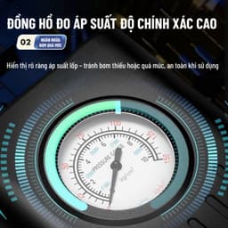 Máy bơm lốp ô tô cầm tay sạc USB ngắt tự động, thiết kế nhỏ gọn công suất lớn - Bơm Lốp Otô Tích Điện 6