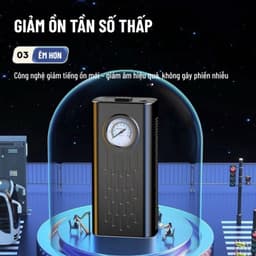 Máy bơm lốp ô tô cầm tay sạc USB ngắt tự động, thiết kế nhỏ gọn công suất lớn - Bơm Lốp Otô Tích Điện 7