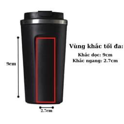 KHẮC TÊN BB.MART - Bình Giữ Nhiệt, Cốc Giữ Nhiệt 510ml Bằng SUS304 Khắc Tên Theo Yêu Cầu 5