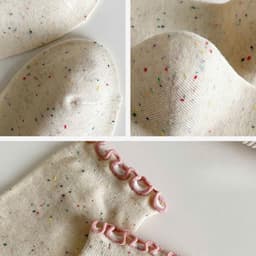 Bộ 10 Đôi Tất Nữ Ren Nơ Chấm Sợi Cotton Nguyên Chất Nhật Bản Dễ Thương, Ship Miễn Phí ❤️ ⭐ 6