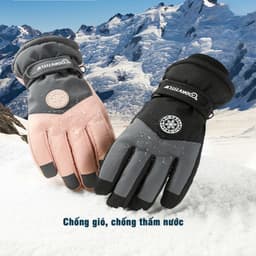Găng Tay Lót Lông Chống Nước Nam Nữ | Găng Tay Mùa Đông Thời Trang Ấm Áp Có Cảm Ứng Điện Thoại ❤️ ⭐FREESHIP❤️ ⭐ 3