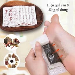 Miếng Dán Thải Độc Bàn Chân Đông Y Bắc Kinh Giúp Ngủ Ngon, Cải Thiện Giấc Ngủ - HGHOME 5