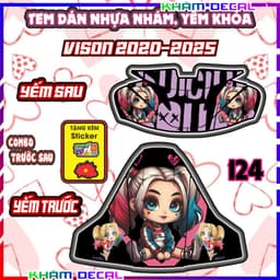 Bộ Nhãn Dán Yếm VISION 2020-2026: Trang Trí và Bảo Vệ, Chống Trầy Tuyệt Vời! 6