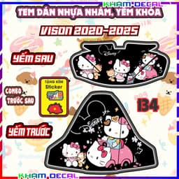 Bộ Nhãn Dán Yếm VISION 2020-2026: Trang Trí và Bảo Vệ, Chống Trầy Tuyệt Vời! 9