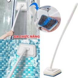 Bàn Chải Đa Năng Bi Home: Chà Bồn Tắm, Gạch, Sàn, Gương, Tay Cầm Dài Kèm Mút Xốp (si le) 8
