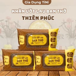 Khăn ướt cao cấp Thiên Phúc hương ngũ vị - Giải pháp tiện lợi cho ban thờ sạch sẽ, an toàn (si le) 1