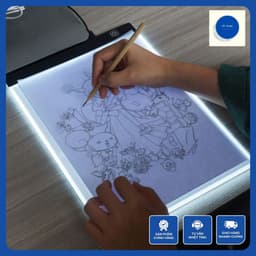 Pad Vẽ Đèn LED A4 Với 3 Chế Độ Hắt Sáng, Hỗ Trợ Mắt Thoải Mái 1