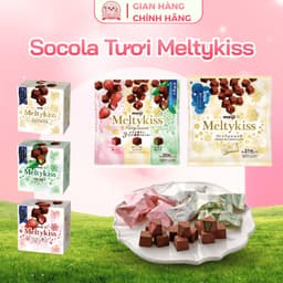 [𝑸𝒖𝒂̀ 𝑻𝒂̣̆𝒏𝒈 8/3] Socola Tươi Meiji Melty Kiss Tan Chảy Mềm Mịn Nội Địa Nhật (Bảo Quản Dưới 23°C) 1