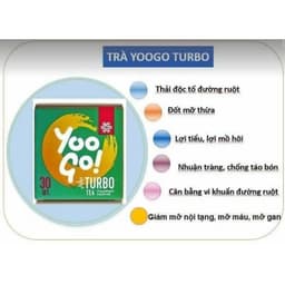 Trà thảo mộc Yoo Go Turbo Tea siberian, Hỗ trợ giảm cân - hộp 30 gói TD88 3