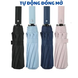 Ô Dù 10 Nan, Chống Nắng, Chống Thấm Nước, Đóng Mở Dễ Dàng Bằng Nút Bấm. 1