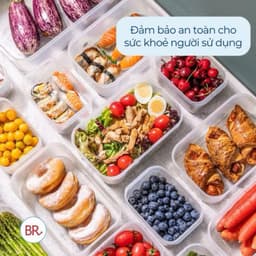 (Giá sỉ) XẢ KHO - Combo 12 bộ hộp thực phẩm chữ nhật Hokori (MS:6533), Hộp Đựng thực phẩm an toàn cho sức khỏe AMIZIN 6