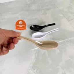 (Xuất VAT) COMBO 10 Muỗng súp phíp (2856) Thìa ăn phở nhựa Việt Nhật cao cấp, cho nhà hàng, khách sạn, Thìa ăn cơm,cháo 2