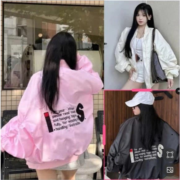 Áo Khoác Bomber Jacket Tay Nhún Nam Full Chữ S,Áo Khoác Gió Bomber Dù Tay Nhún V1.