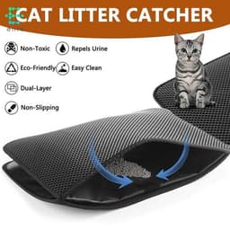 (LOẠI DẦY) Tấm Lót Sàn Chuồng 80cm x 60cm Cao Su Cao Cấp Dễ Vệ Sinh Cho Chó Mèo Dog & Cat - Bảo hành 12 tháng 3