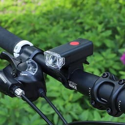 Đèn pha xe đạp thể thao chống nước, Đèn led xe đạp sạc USB siêu sáng DP02 7