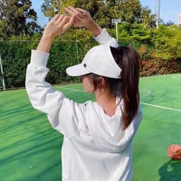 M09 Mũ/Nón Lưỡi Trai Cotton Hở Chóp Thời Trang Hàn Quốc Dành Cho Nữ thêu chữ DYJ 2