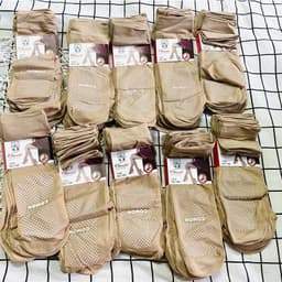 Tất da chân nữ, tất da chân cho mẹ sau sinh và ở cữ chống trượt màu da và đen 5