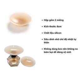 Miếng dán ngực silicon nhiệt tự thân không keo siêu dính Y3 9