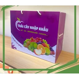 (Combo)Túi Giấy Đựng Hoa Quả - Túi Khay Giấy Đựng Trái Cây Nhập Khẩu Nhiều Size 6