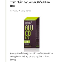 [ GIÁ SỈ ] - Thực phẩm  Siberian GLUCO BOX, Hỗ trợ kiểm soát đường huyết, tăng cường chuyển hóa carbohydrate và chất béo 1