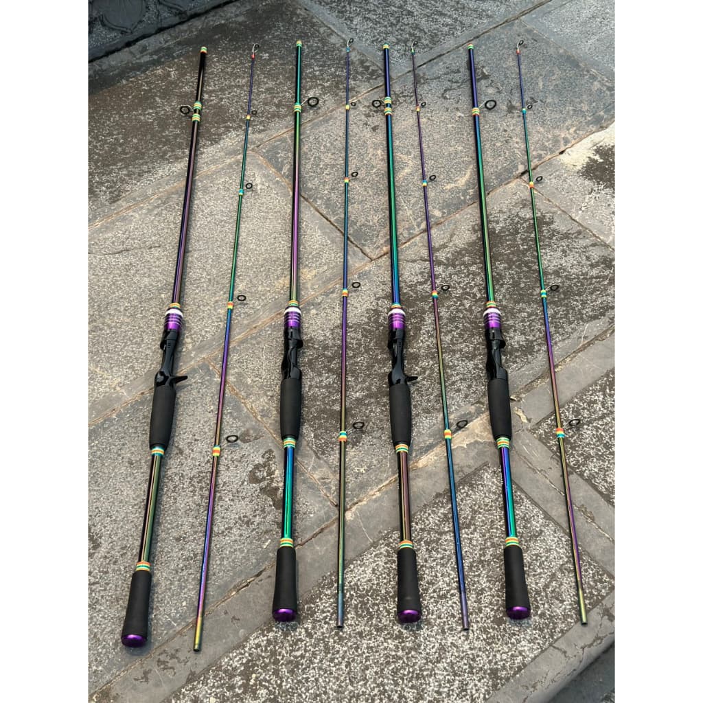 Cần Câu Lure Máy Ngang Và Máy Đứng CARBON TITAN Toàn Thân (Daiwa)