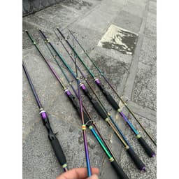 Cần Câu Lure Máy Ngang Và Máy Đứng CARBON TITAN Toàn Thân (Daiwa) 2