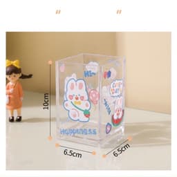 VINBEO Kệ đựng bút đồ dùng học tập hộp lưu trữ văn phòng phẩm để bàn học sinh dễ thương ANHI004 9