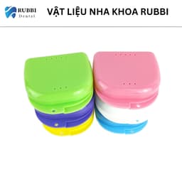 Hộp đựng khay niềng răng, hàm duy trì, chỉnh nha, máng nha khoa tiện lợi nhiều màu 5