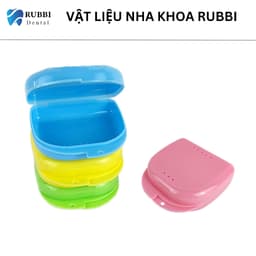 Hộp đựng khay niềng răng, hàm duy trì, chỉnh nha, máng nha khoa tiện lợi nhiều màu 4