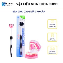 Dụng cụ cạo lưỡi (nạo lưỡi) dạng bàn chải Silicon vệ sinh miệng cao cấp 1