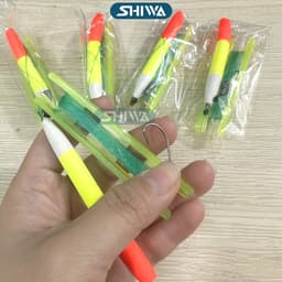 Bộ 5 Phao Mút Câu Cá Rô, Cá Trê - Thẻo Phao Chì, Lưỡi Câu Tự  3