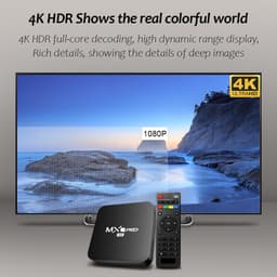 Android TV Box Mxq Pro 2025 Ram 16+256GB Smart Tivi Box 4K Wifi 5G Android 11 xem truyền hình 100 kênh miễn phí, Youtube 2